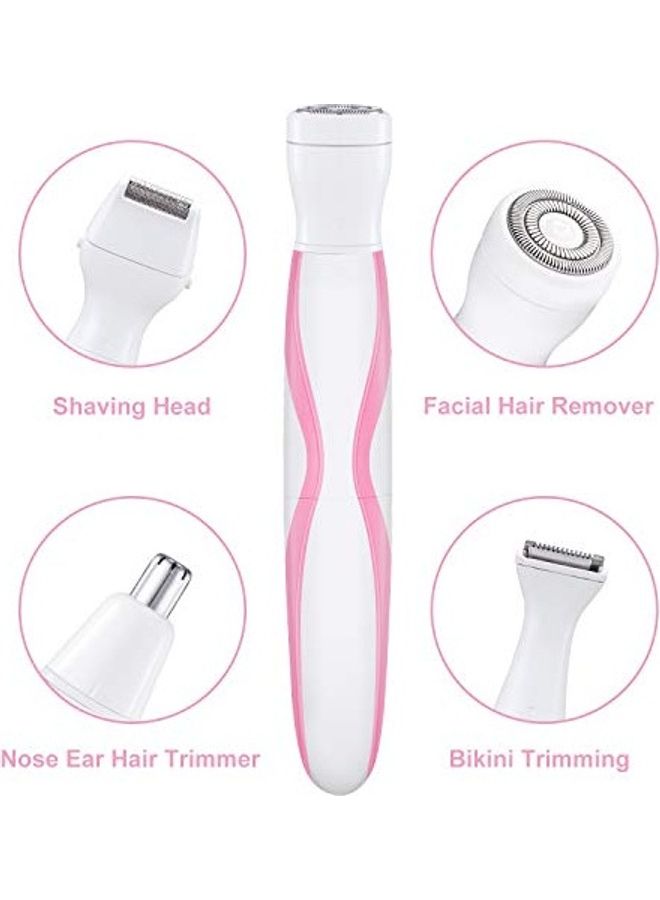NIBEMINENT Waterproof Body Trimmer White/Pink/Silver - Image 2