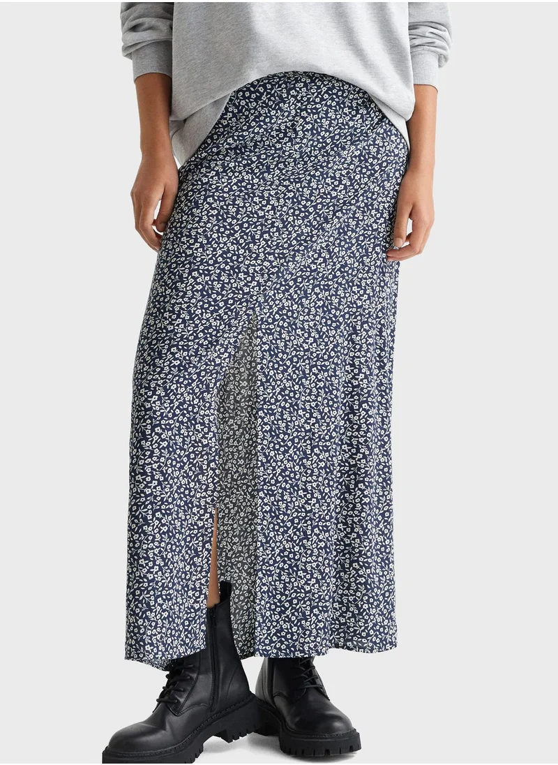 MANGO Kids Gloria Print Maxi Skirt