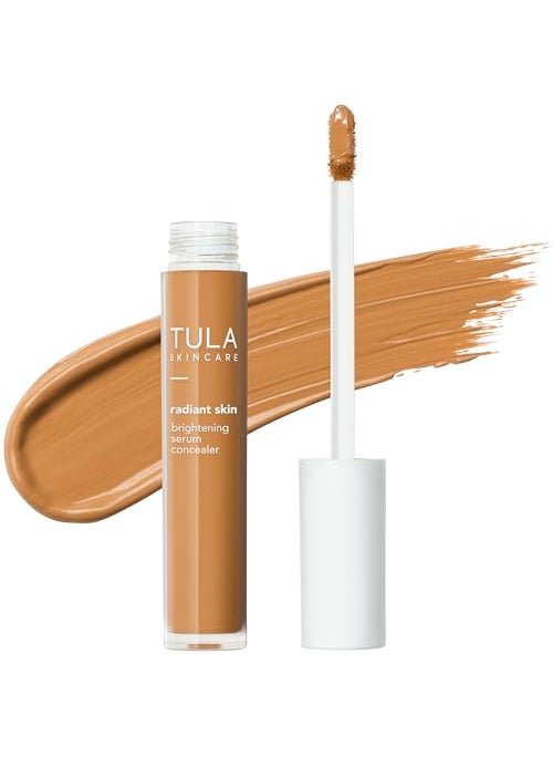 TULA TULA Skin Care Radiant Skin Brightening Serum Concealer - Conceals Dark Circles & Discoloration, Longwearing & Crease-Resistant, Brightens the Appearance of Skin Over Time, Shade 145, 0.18 fl oz. 