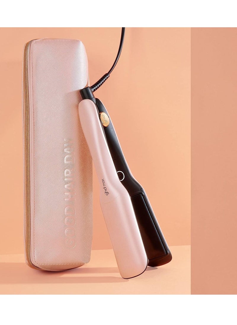 ghd - Max Styler 2 inch Flat Iron Hair Straightener, Wide Plates Ceramic Straightening Iron, Professional Hair Iron Styler for Long, Thick & Curly Hair Rose Gold, Sunsthetic Collection - Image 1