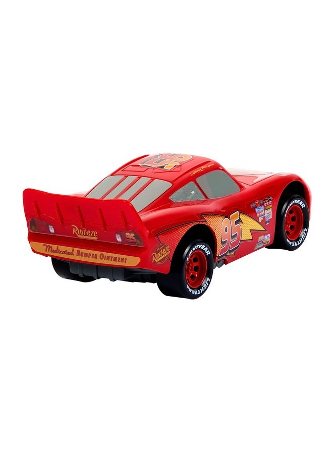 Mattel Games Mattel Disney and Pixar Cars Moving Moments Toy Car with Moving Eyes & Mouth, Lightning McQueen Race Car, 7 inches Long  - Image 3