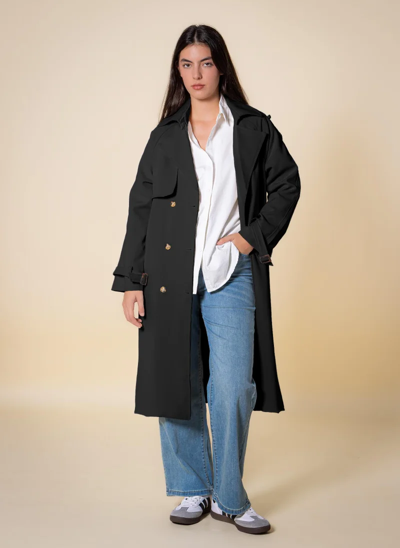 SHAPES BELTED TRENCH COAT