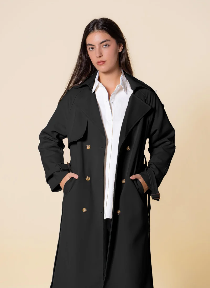 SHAPES BELTED TRENCH COAT
