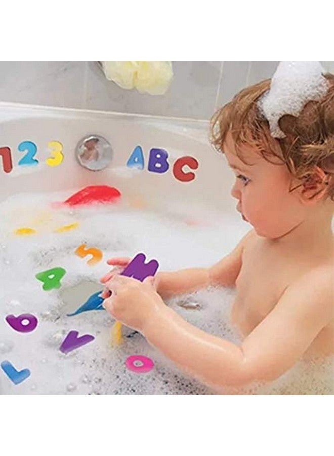 BAIVYLE Baby Bath Toys Foam Fun Alphabet Letters And Numbers-Floating Toy 36 Pcs Abc For Bathtub Educational Kids Boys Girls. Baby Bath Time Toys-Makes Clean Up Easy As They Drip Dry In The Tub - Image 3