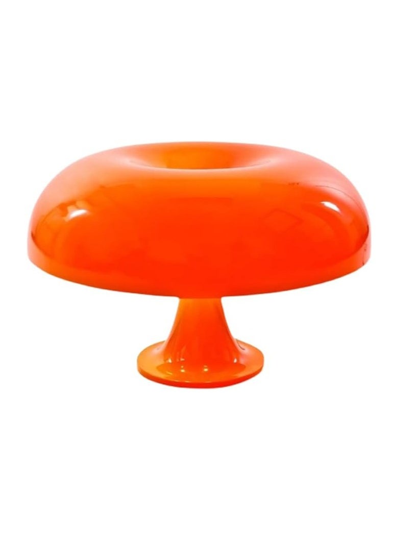 Generic - Orange mushroom lamp, LED night lamp for table, durable, safe and environmentally friendly, used for home decoration, study, living room, bedroom, gifts, includes warm bulbs. - Image 1