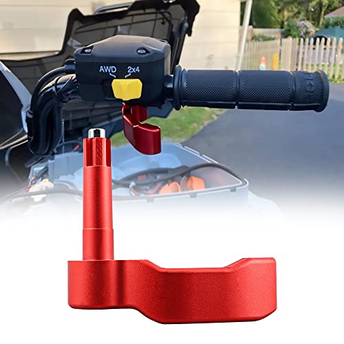 Samman Thumb Throttle Lever Compatible with 2009-2021 Polaris Sportsman 450 550 570 1000 & 2009-2018 Polaris Scrambler 550 850 1000 Red - Image 1