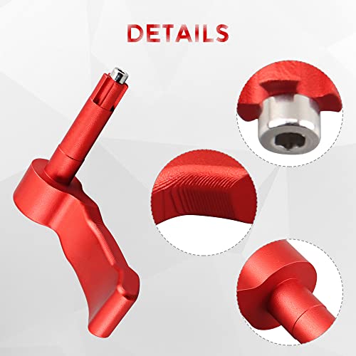 Samman Thumb Throttle Lever Compatible with 2009-2021 Polaris Sportsman 450 550 570 1000 & 2009-2018 Polaris Scrambler 550 850 1000 Red - Image 4