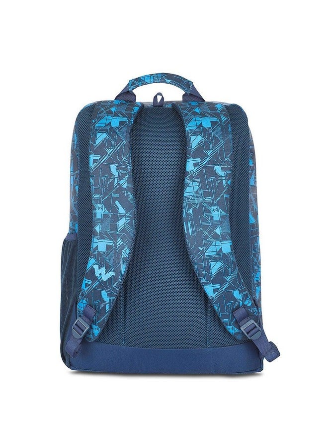Wildcraft 34.5 Ltrs Evo 1 Wireframe Blue Casual 2 Compartment Backpack (12277_Wireframe_Blue)(HxWxD : 18x13x9)(inches) - Image 4