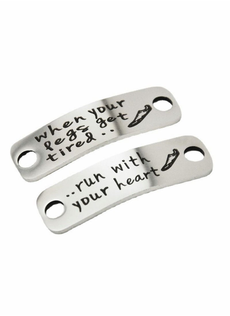 Excefore - Shoe Tags, Running Trainer Tags, Funny Gifts for Runners, Shoelace Charm - Image 1