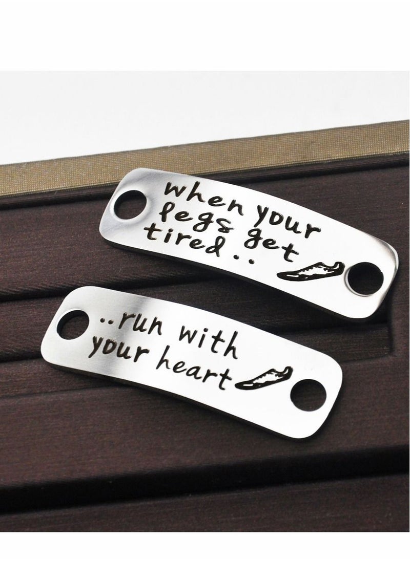 Excefore - Shoe Tags, Running Trainer Tags, Funny Gifts for Runners, Shoelace Charm - Image 1