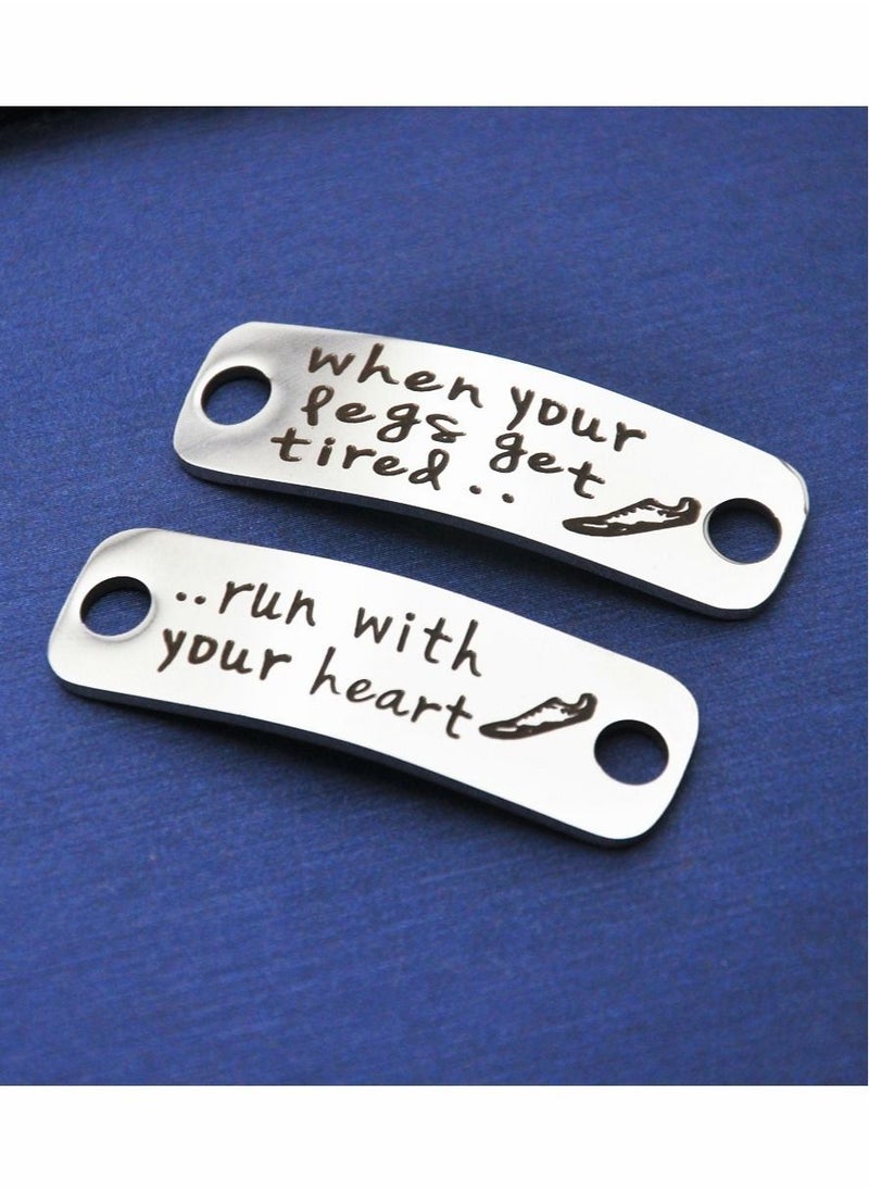 Excefore - Shoe Tags, Running Trainer Tags, Funny Gifts for Runners, Shoelace Charm - Image 1