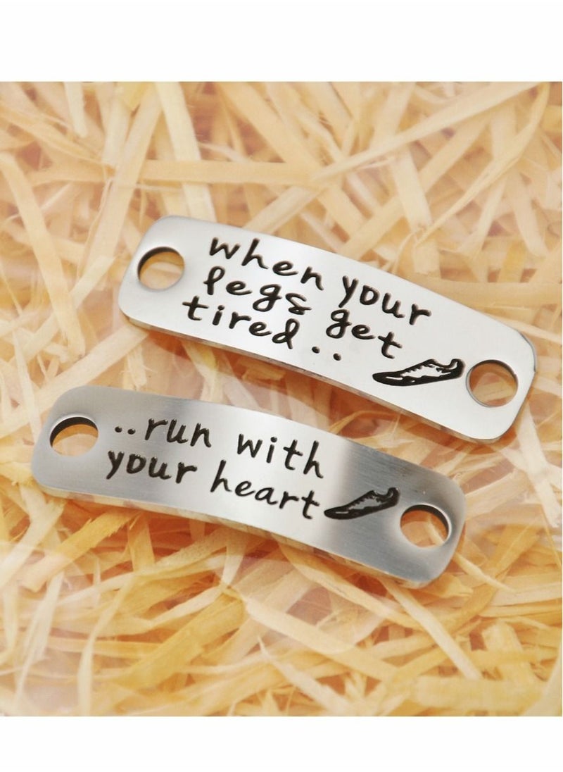 Excefore - Shoe Tags, Running Trainer Tags, Funny Gifts for Runners, Shoelace Charm - Image 1