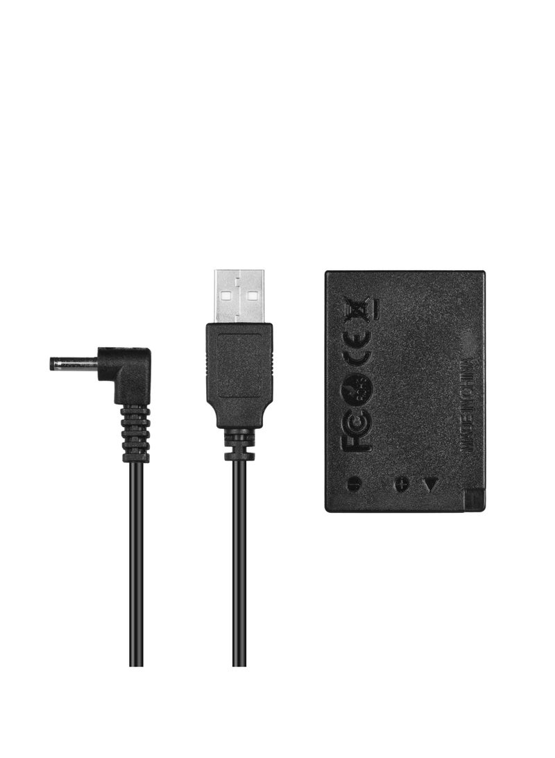 ANDOER 5V USB to LP-E17 Dummy Battery Pack DC Coupler Adapter,  Replacement for Canon EOS M3/M5/M6 Cameras  - Image 4