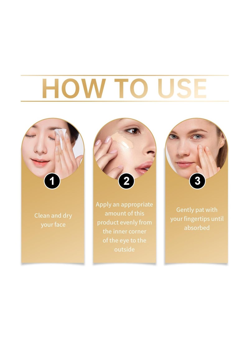 ثعبان البحر  مصحح العين المضيء SPF 40 ، Azonee تحت غلاف العين للدوائر المظلمة ، كريم تصحيح اللون الإضاءة والترطيب ، مقاوم للماء وطويل الأمد (01 # ، النهاية الطبيعية) - Image 4