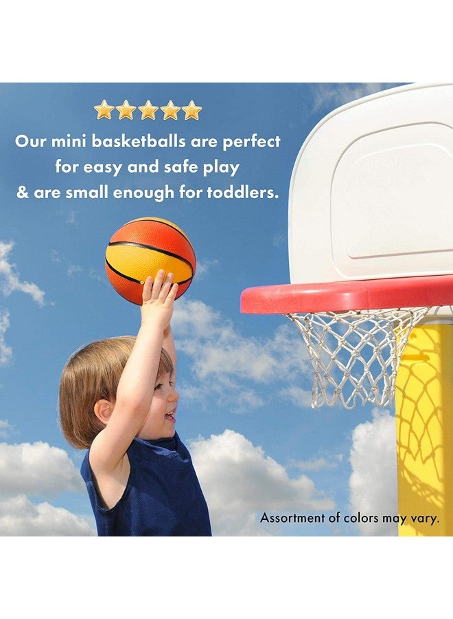 فنبلاست كرة سلة فن بلاست للأطفال - لعبة رياضية ملونة 8.5 بوصة - كرة شاطئ مطاطية من السيليكون ذات قبضة إضافية - لعبة رياضية خارجية - كرة قابلة للنفخ للأطفال الأولاد من سن 3 سنوات فما فوق (8.5 بوصة) - Image 2