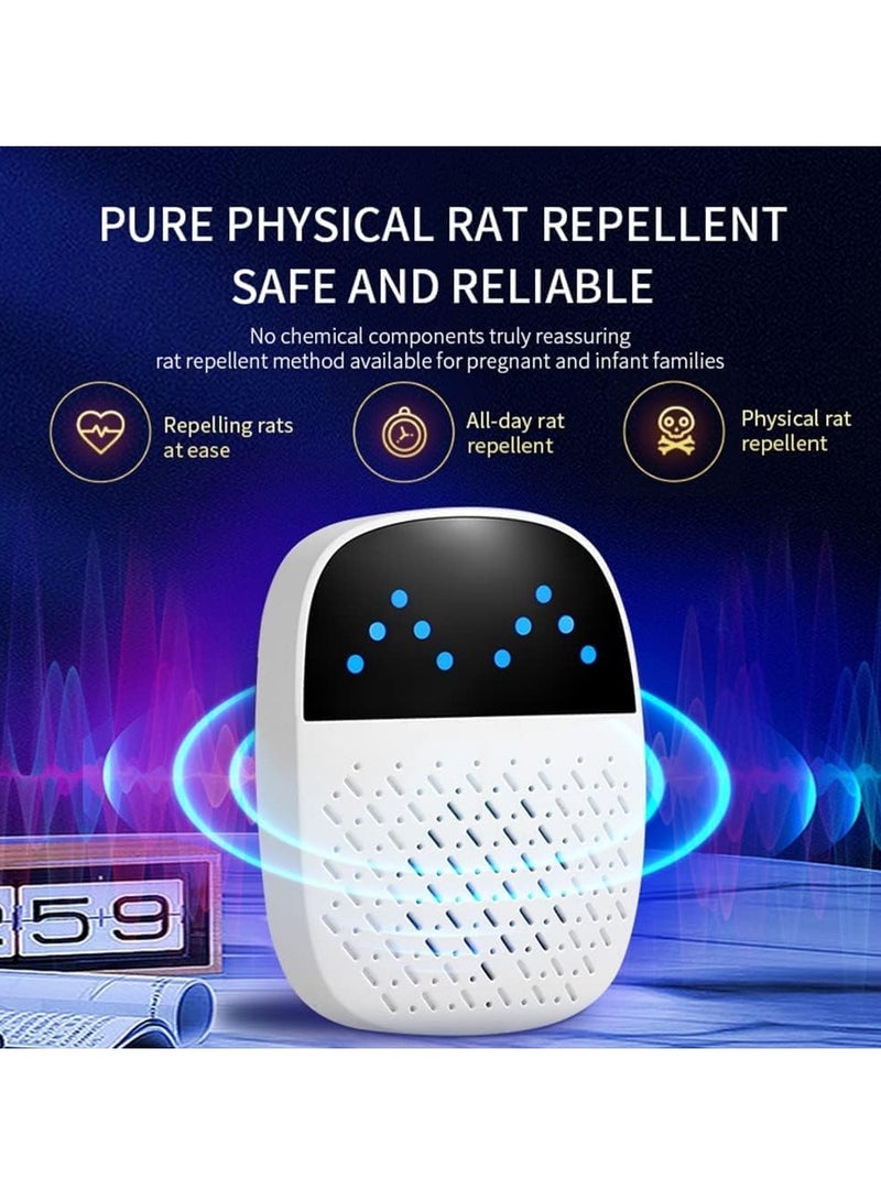 Ultrasonic Pest Repeller Indoor Ultrasonic Repellent for Roach, Rodent Mouse Bugs Mosquito Mice Spider Electronic Plug in Pest Control-Mosquito Repellent Indoors Ultrasonic Repellers 2pcs