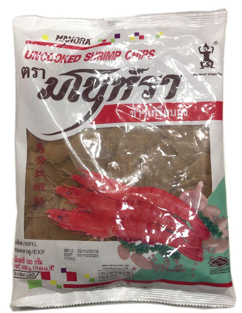 Manora Uncooked Shrimp Chips, 500g - Image 1