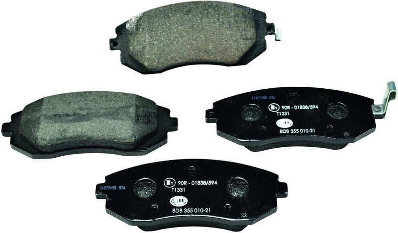 HELLA PAGID 8DB 355 010-211 Brake pad set - T1331 - Thickness: 16.4mm - Brake System: Tokico - with acoustic wear warning - for e.g. CHEVROLET/SAAB/SUBARU - Image 1