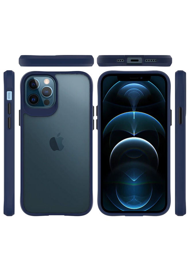 Theodor Protective Hybrid Case Cover For Apple Iphone 12 PRO 6.1 Blue - Image 2