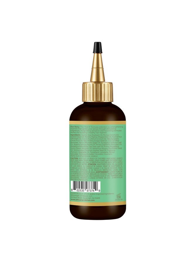 African Pride Feel-It Formula Strengthening Oil With Rosemary Oil, Peppermint Oil And Sage - Helps Promote Hair Growth, Nourishing Treatment For Split Ends And Dry Scalp For All Hair Types, 4 Fl Oz.  - Image 2