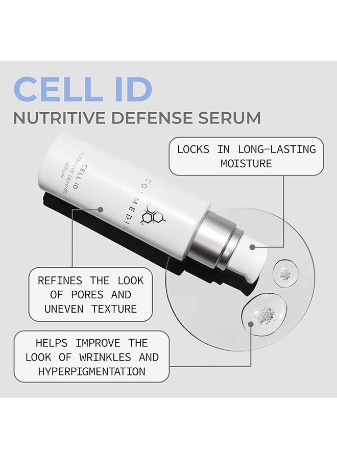 CosMedix Cell ID Nutritive Defense Face Serum Antioxidant Formula | For Cellular Repair Nourishment And Skin Resilience 30ml - Image 2