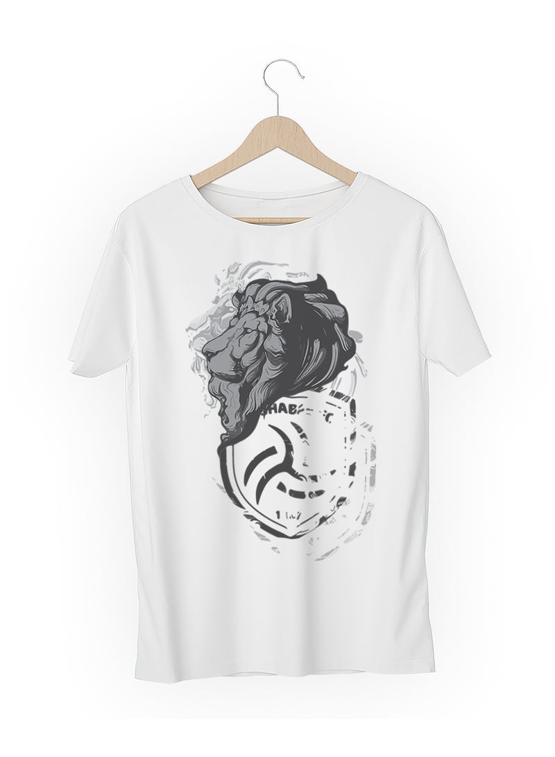 Fashion World Cotton T-shirt Printed with High-quality AlShabab Saudi Club‏ - Image 3