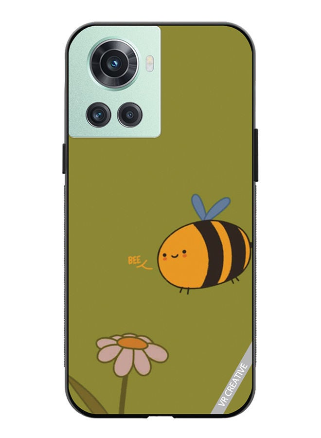 VR CREATIVE Protective Case Cover For OnePlus 10R Bee Design Multicolour - Image 1