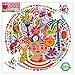 eeBoo 500 Piece Puzzle Positivity Jigsaw Puzzle for Adults Circular with 23 Diameter Made with Recycled Board VegetableBased Ink - Image 2