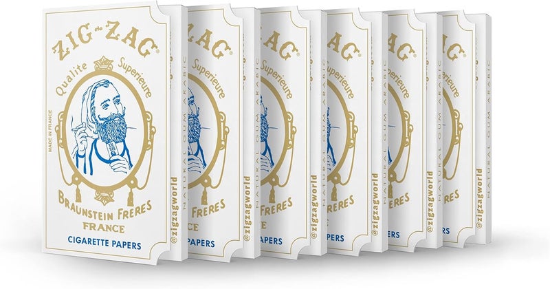 Zigzag Zig Zag Original White Rolling Papers - 70mm, 48 Booklets (32 Sheets Each) - Premium Slow Burn & Consistent Seal - Image 2