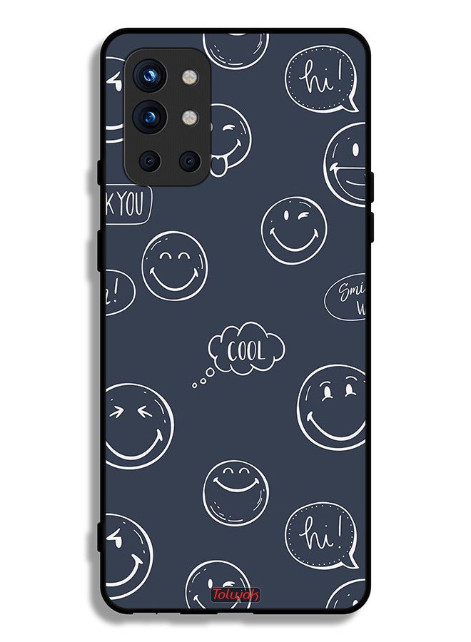 Tolwak OnePlus 9R 5G Protective Case Cover Cool Faces Tags - Image 2
