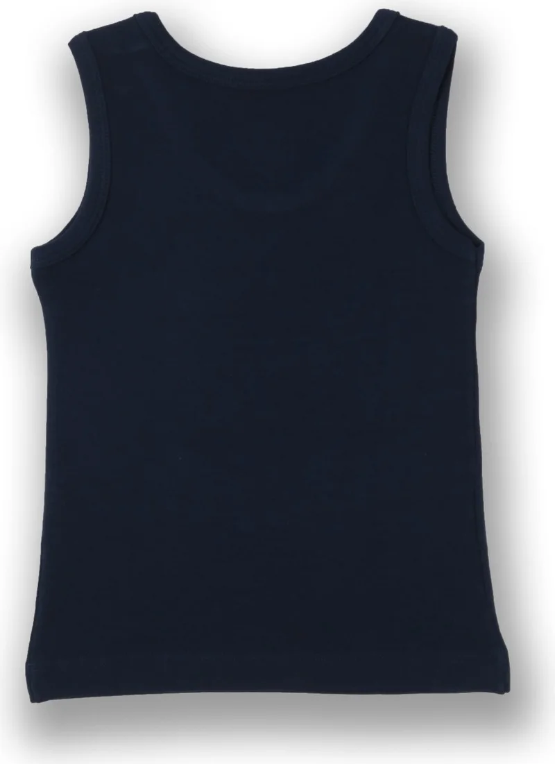 Cigit Cigit Triple Men's Boxer Set 2-9 Years Dark Blue