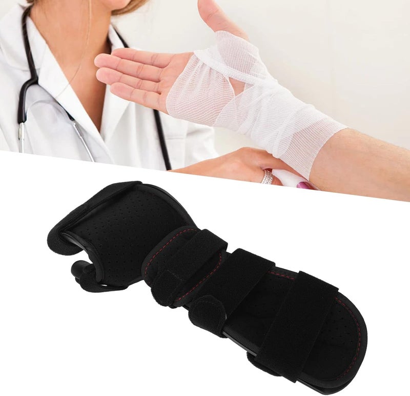cheekyglo Stroke Hand Splint, Adjustment Removable Soft Hand Brace for Joint Sprains Tendonitis(Right Handed L 32x11cm) - Image 3
