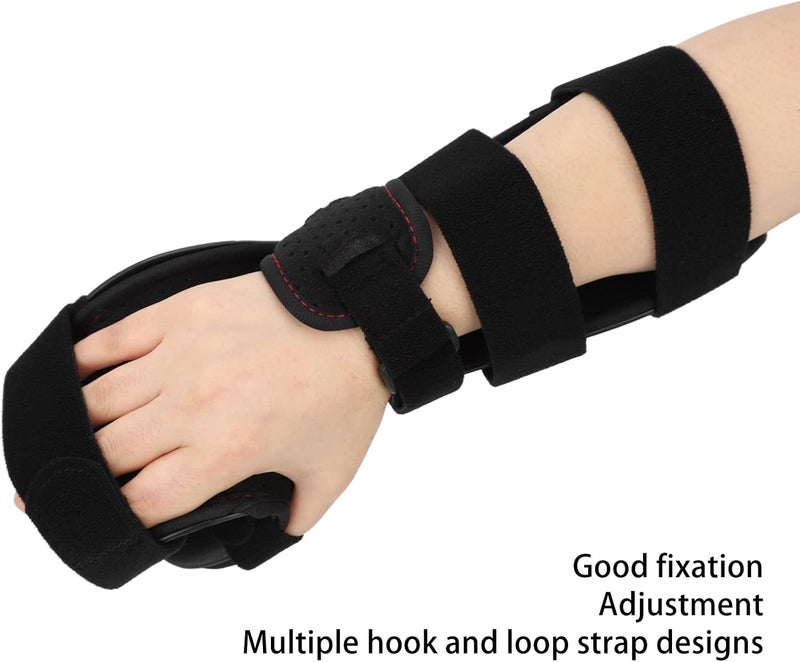 cheekyglo Stroke Hand Splint, Adjustment Removable Soft Hand Brace for Joint Sprains Tendonitis(Right Handed L 32x11cm) - Image 4