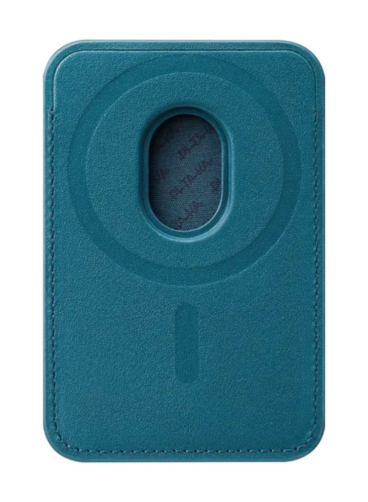 PITAKA محفظة بيتاكا المغناطيسية المنسوجة، حامل بطاقات ماغسيف لهواتف آيفون 15/14/13/12، تصميم منسوج فائق النحافة وخفيف الوزن، ارتباط مغناطيسي قوي، محفظة بطاقات أنيقة مع تقنية حجب RFID (1-2 بطاقة)، شروق القمر - Image 4