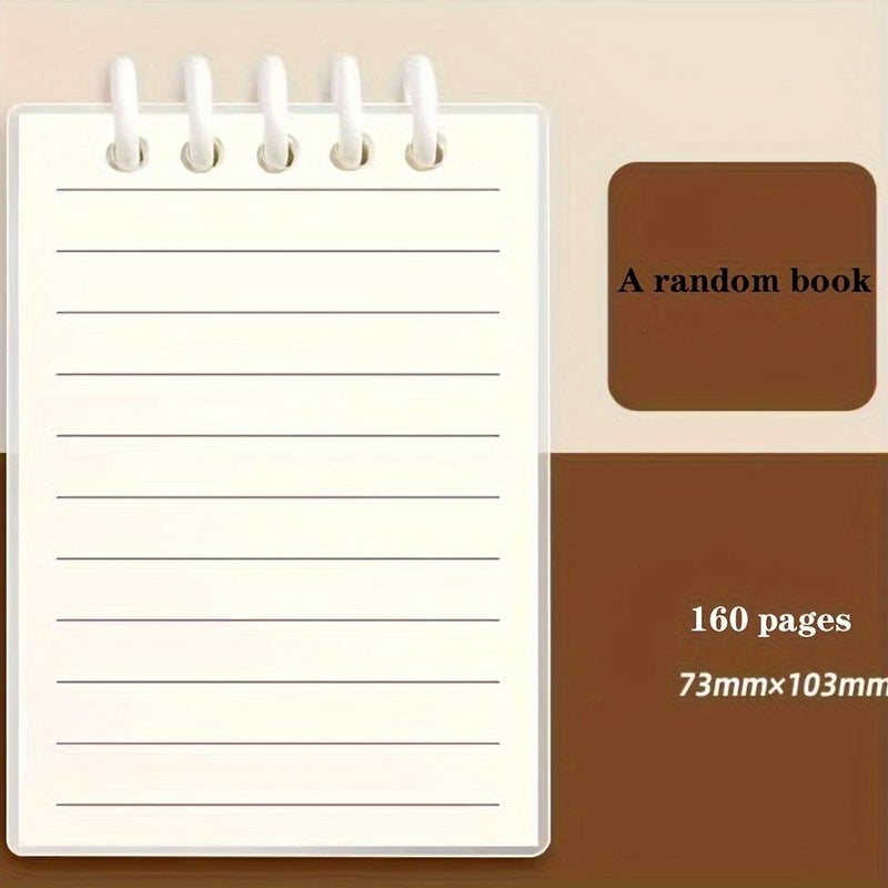 مفكرة جيب محمولة باللون الأزرق السماوي، دفتر يوميات صغير للمدرسة والمكتب - Image 3