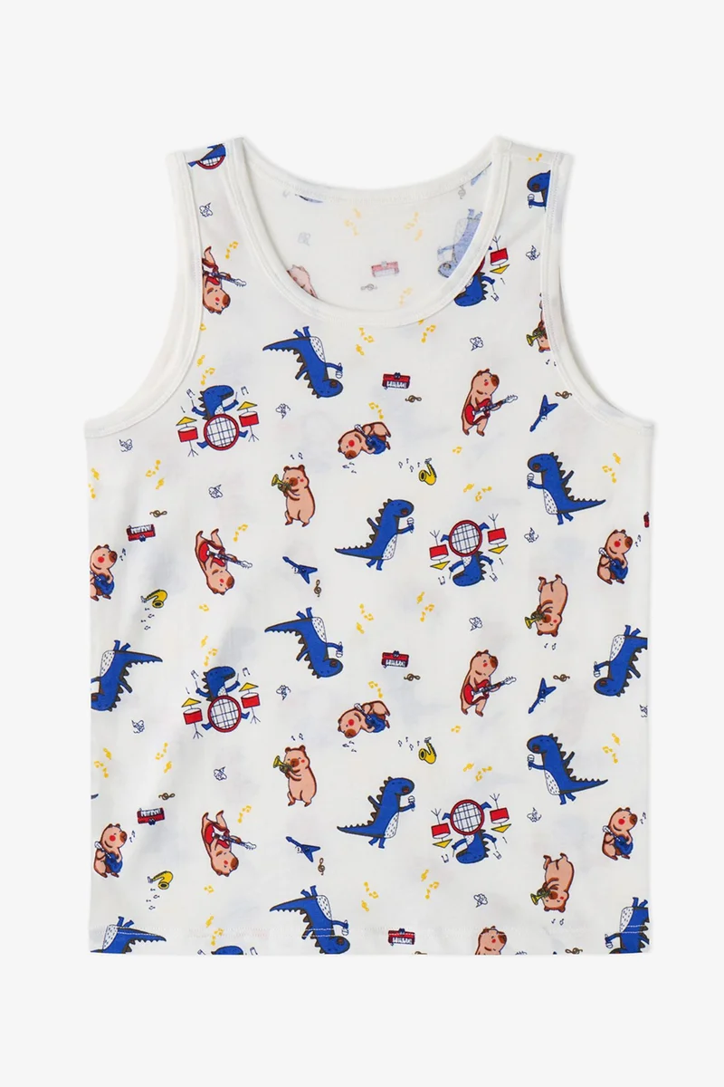 Penti PENTI Boys' Music Lovers Cotton Tank Top