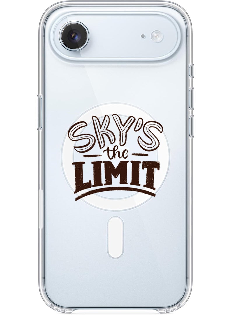 Theodor Magnetic Case for Apple iPhone 17 Air Compatible with MagSafe Wireless Charging, Shockproof Phone Bumper Cover - sky is the limit - Image 1