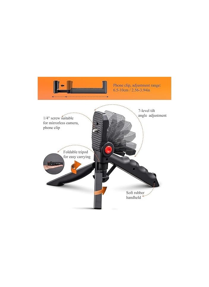 Generic 6-in-1 Vlogging Kit – Microphone, Tripod, Selfie Light & More – Complete Content Creation Set for Video Recording and Photography  - Image 4