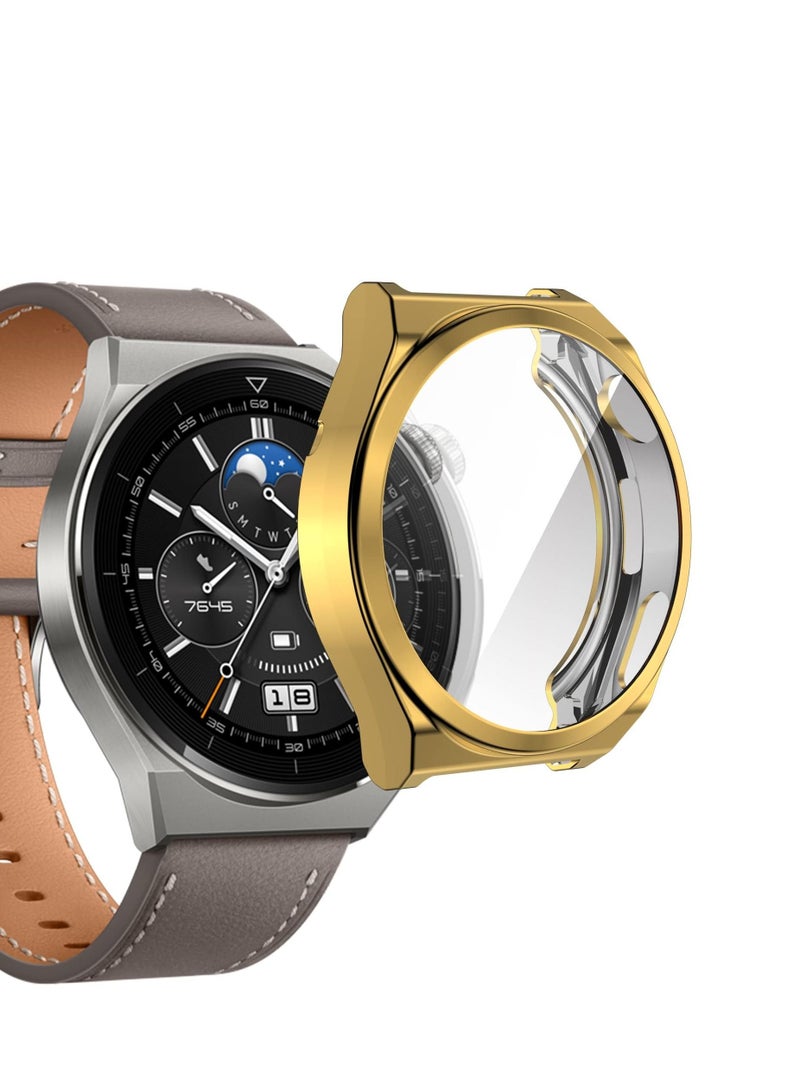 SYOSI Case for Huawei Watch GT3 pro 46mm, 6Pcs Screen Protector Overall Protective Ultra-Thin TPU HD Clear Cover - Image 3