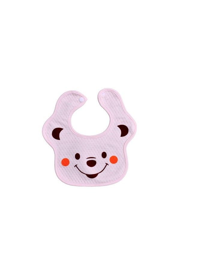 The Little Lookers - Baby Bibs With Snap Button Closure;Apron; Cute Animal Soft Cotton Fabric With Pvc On Back For Quick Absorption & Fast Drying For Newborns;Babies (0 3 Years) (Pack Of 8) - Image 1
