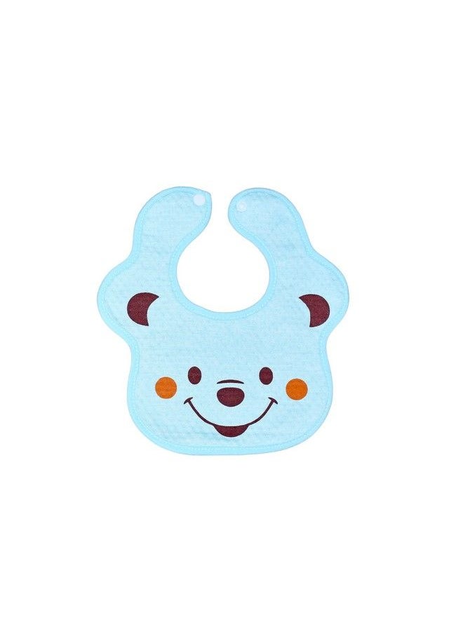 The Little Lookers - Baby Bibs With Snap Button Closure;Apron; Cute Animal Soft Cotton Fabric With Pvc On Back For Quick Absorption & Fast Drying For Newborns;Babies (0 3 Years) (Pack Of 8) - Image 1
