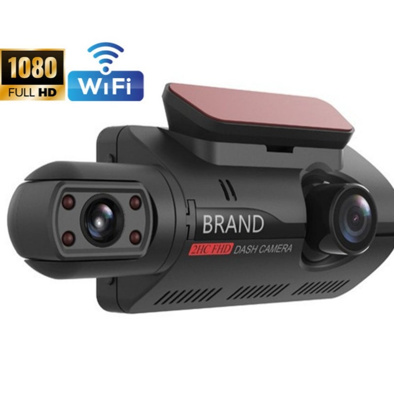 A68 Driving Recorder Dashcam Hd 3 Inch Screen Dual Lens Night Vision Driving Recorder - Image 4