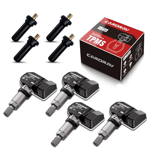 CARORAV 56029398AB TPMS Sensor,Pre-Programmed Tire Pressure Sensor Replacement for Chrysler Jeep Wrangler,Dodge Ram 1500 2500 3500,433MHz Replaces#68142397AA 68241067AA 4-Pack - Image 3
