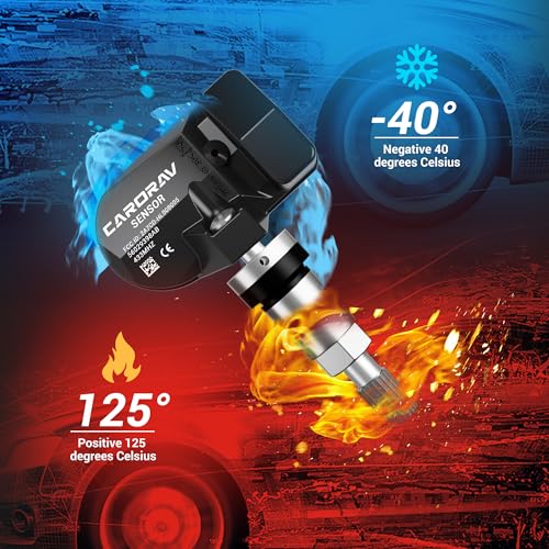 CARORAV 56029398AB TPMS Sensor,Pre-Programmed Tire Pressure Sensor Replacement for Chrysler Jeep Wrangler,Dodge Ram 1500 2500 3500,433MHz Replaces#68142397AA 68241067AA 4-Pack - Image 4