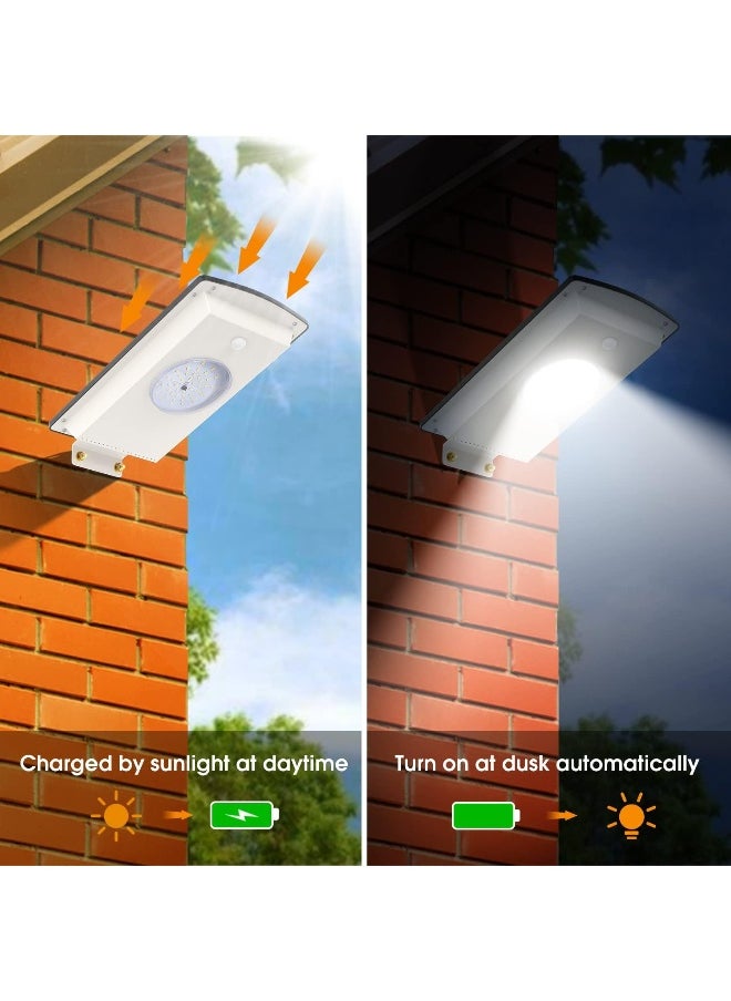 Generic Malitupy Solar Street Lights Outdoor, Cool White/Warm White Solar Street Light Dusk to Dawn/Motion Sensor, 1300LM IP65 Waterproof, Dimmable Remote Control Solar Street Light for Yard Path Driveway  - Image 4
