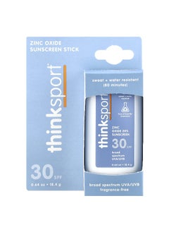 think! think, Sport®, Zinc Oxide 20% Sunscreen Stick, SPF 30, Fragrance Free, 0.64 oz (18.4 g)  - Image 2