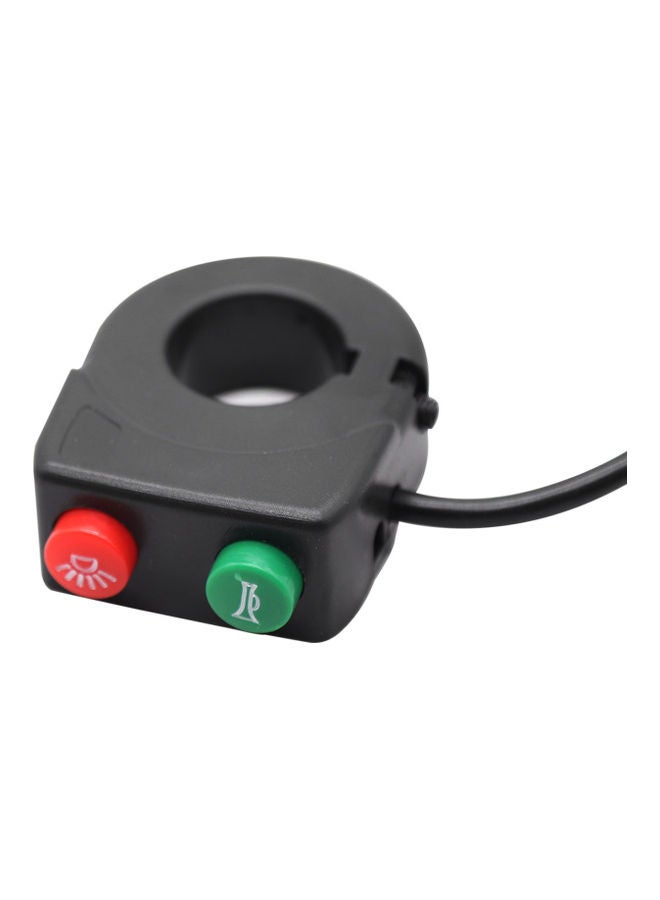 Loquat ABS Plastic Handlebar Horn Headlight Switch - Image 2