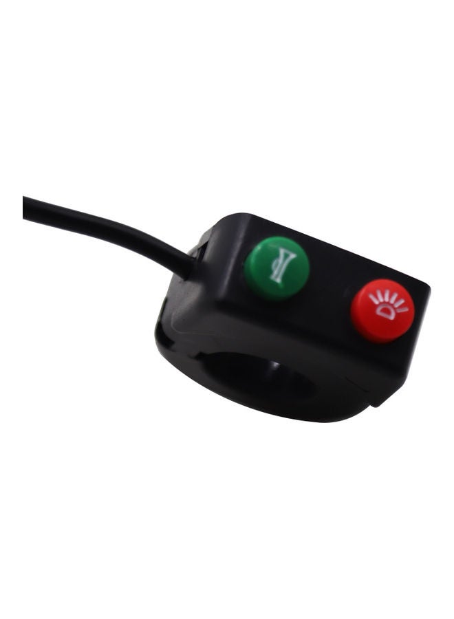 Loquat ABS Plastic Handlebar Horn Headlight Switch - Image 3