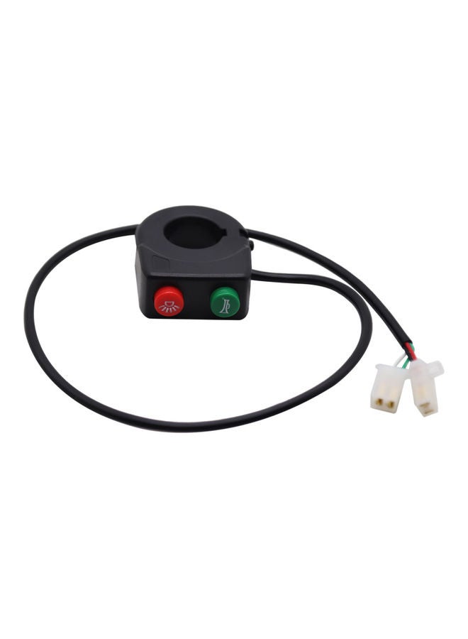 Loquat ABS Plastic Handlebar Horn Headlight Switch - Image 1