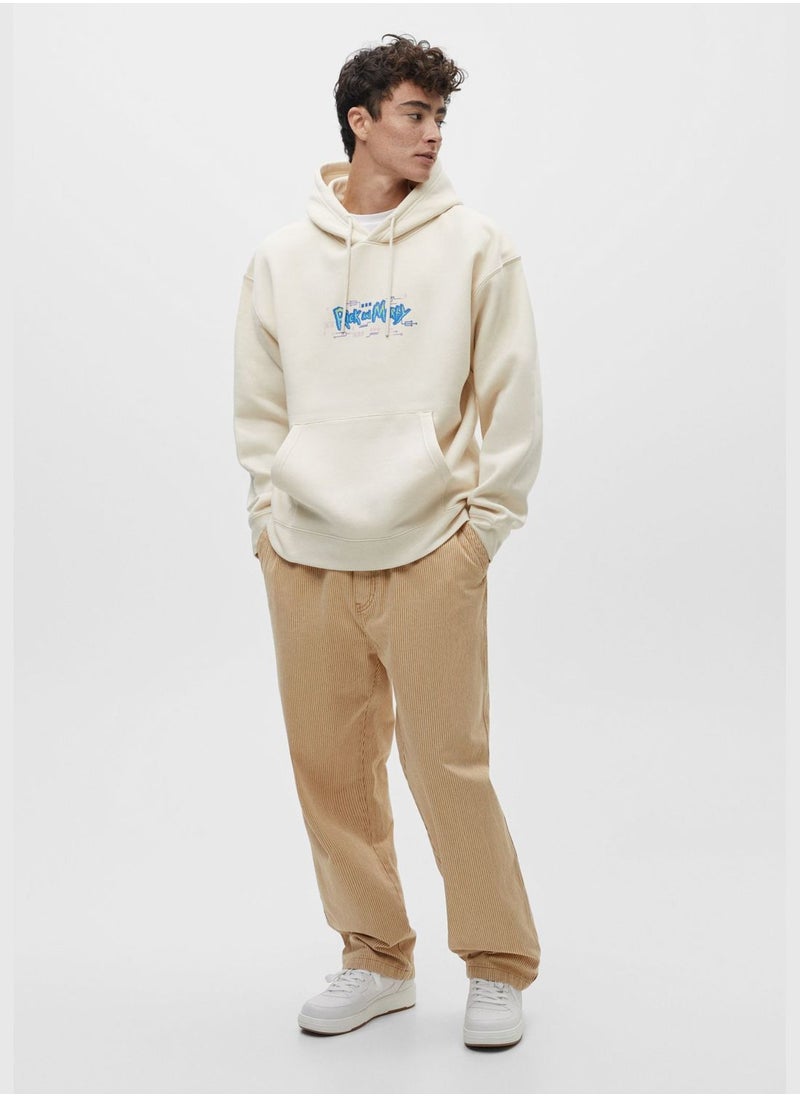 PULL&BEAR - White Rick and Morty hoodie - Image 1